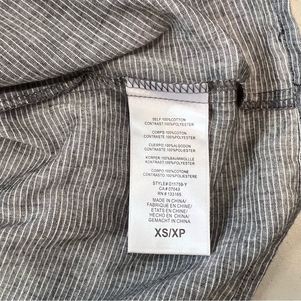 Anthropologie eri + ali Kaleidoscope Striped Top Size Extra Small XS - Picture 12 of 12